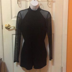 Charlotte Russe Black Romper